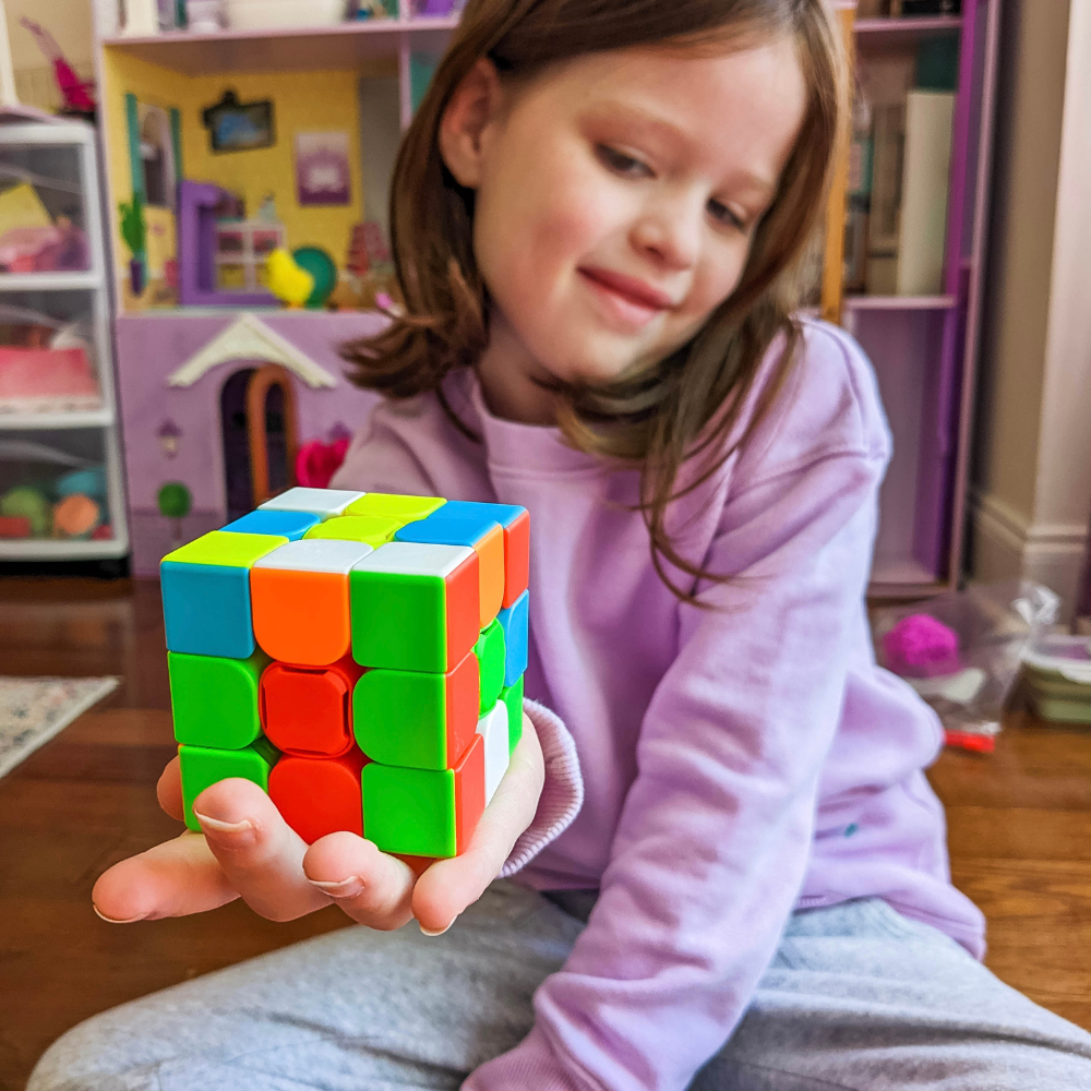 Classic Speed Cube 3x3 - Buttery Smooth, Ultra Durable Magic Cube with Bright Colorful Stickerless Tiles